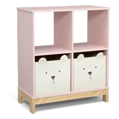 babyGap by Delta Children Brannan Bear Bookcase with Bins Blush