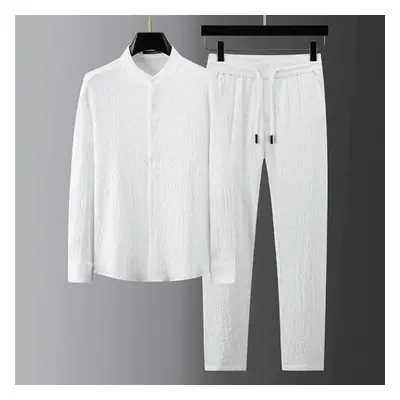 (white, M) Summer Men&apos;s Casual Suit