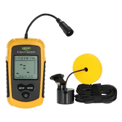 (FF1108-1) Lucky Lcd Color Screen Portable Wired Fish Finder 100m Depth Range Sonar Echo Sounder