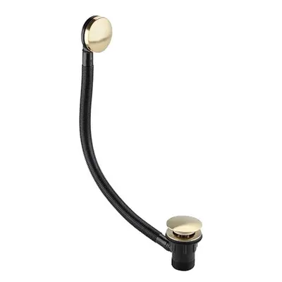 W BATH03 BB Round Clicker Bath Waste, Brushed Brass