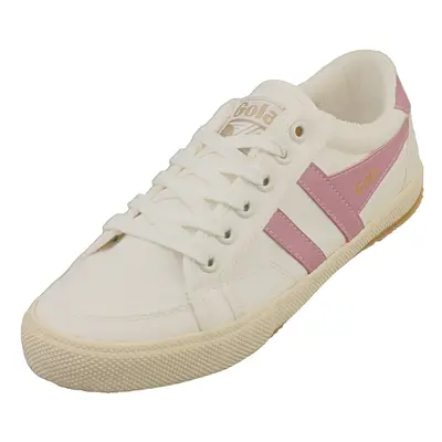 (5) Gola Stratus Womens Fashion Trainers in Off White Pink