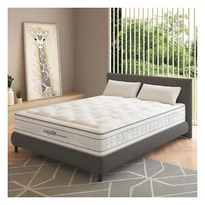 (Double) Pocket Sprung Luxury Quilted Mattress 3ft/4ft/4ft6/5ft Medium Firmness 28cm