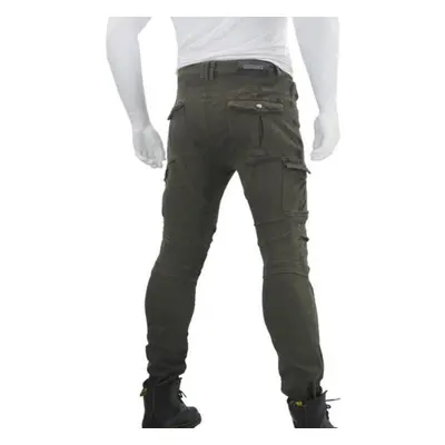 (green, S) Motocross Racing Denim Motorcycle Riding Pants With Protect Pads Equipmen