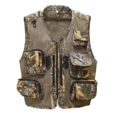 (camouflage, S) Kylebooker Fishing Outdoors Vest Fv04