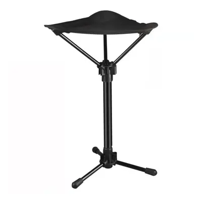 (black) Folding Folding Walking Stick Tripod Stool Aluminum Zinc Zinc Alloy Stick Adjustable Sea