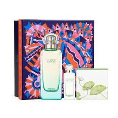 HermÃs Un Jardin Sur Le Nil Gift Set 100ml EDT + 7.5ml EDT + 50g Soap