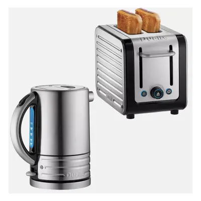 Dualit Architect Kettle & Slice Toaster Kitchen Set (Black Trim)