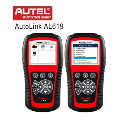 Autel AutoLink AL619 OBD2 ABS SRS Airbag Auto Diagnostic Tool OBDII Code Reader Scanner