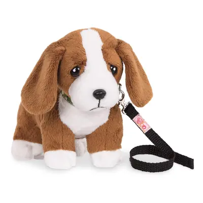 Our Generation BD35119Z 6"" POSABLE Basset Hound PUP Brown