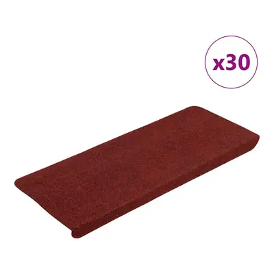 (red, x 24.5 x 3.5 cm/ pcs) vidaXL Self-adhesive Stair Mats Carpet Stair Treads Stair Step Prote