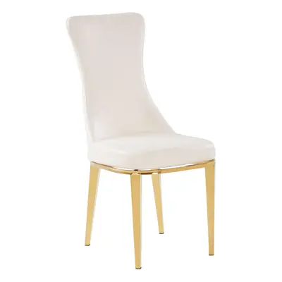 White Dining Chair, Comfortable Leather Desk Chair, Backrest Dining chair, Faux White Leather