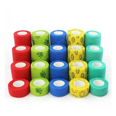 Colorful Self-Adhesive Sport Pet Support Elastic Bandage Finger Joint Wrap Injury Tape