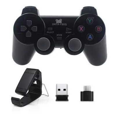 (Type C) Wireless Bluetooth 2.4G Gamepad Ergonomic Joystick Game Controller for Android Phone TV