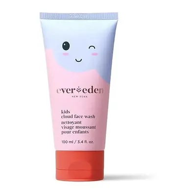 Evereden Kids Cloud Face Wash: Tropical Sorbet 3.4 fl oz | Creamy & Fun Skin Care for Kids | Eas