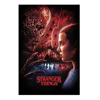 Stranger Things Fleece Blanket - Vecna v Eleven Design - Bed Throw Super Soft Blanket - 100% Pol