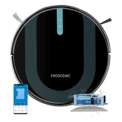 Proscenic 850T Robot Vacuum Cleaner, 3000Pa Strong Suction Robotic Vacuum and Mop, App and Alexa