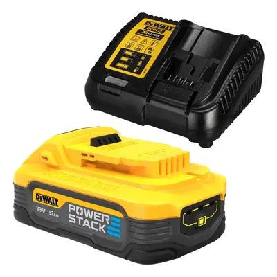 DeWalt DCBP518-XJ 18v 5.0ah Compact Powerstack Battery Pack + DCB115 Charger