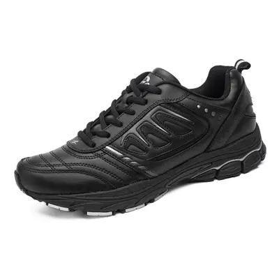 (black, 45) Bona New Style Men Running Shoes Ourdoor Jogging Trekking Sneakers Lace Up Athletic 