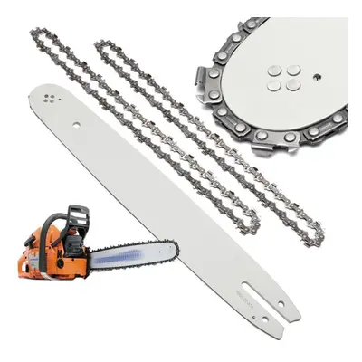 2x Chainsaw Chains & 14&apos;&apos; Guide Bar For Stihl Chainsaws Mse140 Ms160 Ms250 Ms180 Ms192