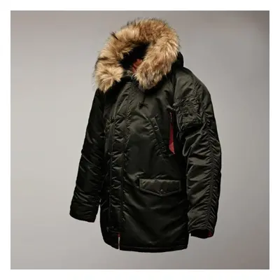 (black, M) Men &apos;s Winter Jacket Classic Parka For Extreme Cold Weather Waterproof Removable