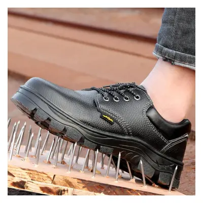 (black, 45) Plus Size Labor Insurance Shoes Anti-smash And Anti-stabbing Safety Shoes With Large