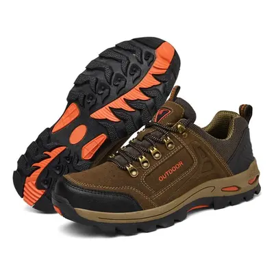 (khaki, 42) Autumn And Winter Outdoor Hiking Shoes Men&apos;s Shoes