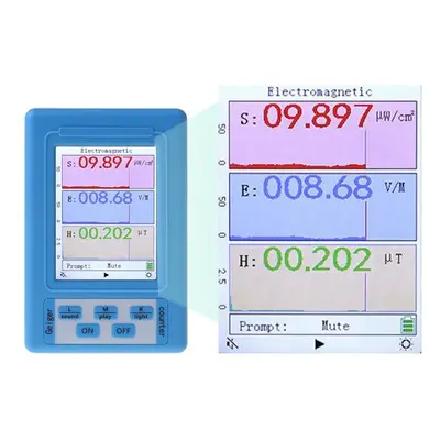 (blue) Br-9a Electromagnetic Radiation Detector High Accuracy Professional Semi-functional Type 