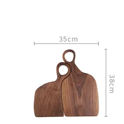 Black Walnut Wood Cutting Board Wood Fruit Tray Bread Board Restaurant Chopping Board Kitchen To