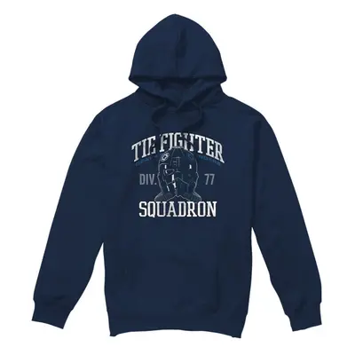 (XXL, Navy) Star Wars Mens Tie Fighter Squadron Hoodie