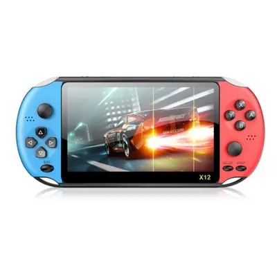 (red,blue) X12 Handheld Game Console 5.1-inch Psp Nostalgic Retro Arcade Children&apos;s Handhel