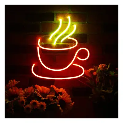 Tea or Coffee Led Neon Sign Cafe Tea Room Decor