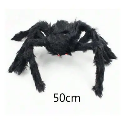 (50 cm) Halloween Giant Plush Spider Haunted House Decor