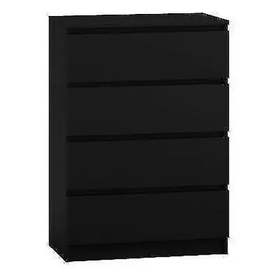 (4 Drawer) MODERN - Black Chest Of Drawers Bedroom Furniture Storage Bedside to Drawers