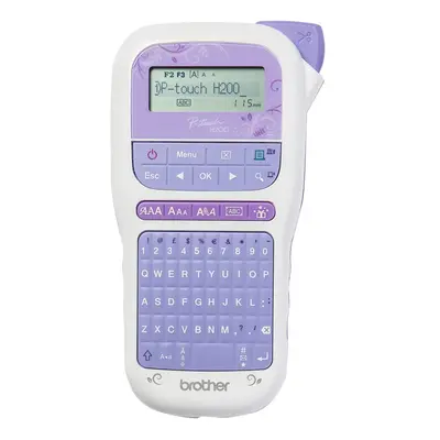 BROTHER, PT-H200 Label Maker, P-Touch Craft Label Printer, Handheld, QWERTY Keyboard, Up to mm L