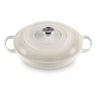 Le Creuset Enameled Cast Iron Signature Braiser 3.5 qt. Meringue