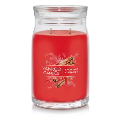 Yankee Candle Sparkling Cinnamon Scented Signature 20oz Large Jar 2-W