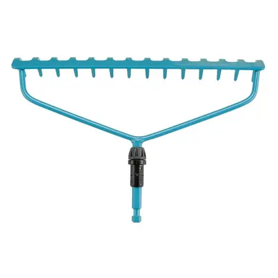 GARDENA Combisystem Bow Rake: Robust rake with tines, garden accessory for raking, working width