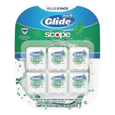 Oral-B Glide Dental Floss Scope Flavor 40m Pack of