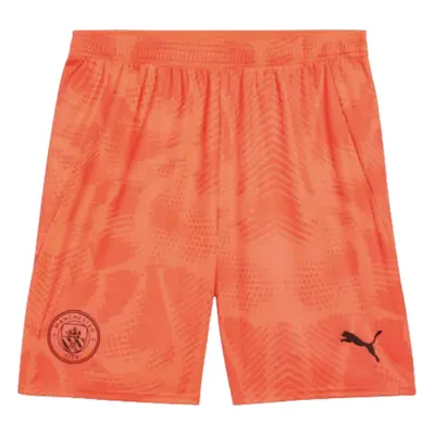 (L) Man City Home Goalkeeper Shorts (Neon Sun)