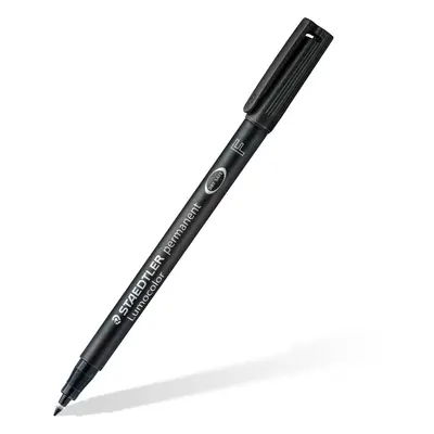 Staedtler Lumocolor Permanent Pen Fine 0.6mm Line - Black ( Box of )