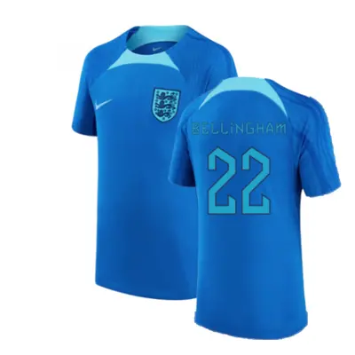 (XXL) England Strike Dri-FIT Training Shirt (Blue) (Bellingham 22)