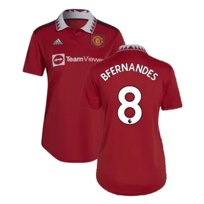 (XS) Man Utd Home Shirt (Ladies) (B FERNANDES 8)