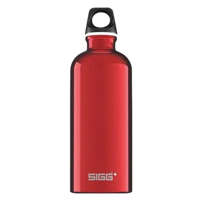 SIGG 1L Aluminium Traveller Red leak proof water bottle