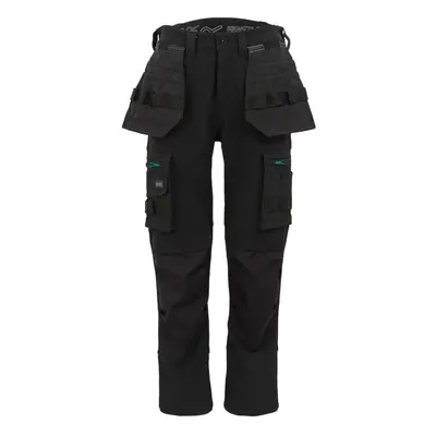 (16 UK R, Black) Regatta Womens/Ladies Holster Waterproof Trousers