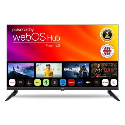 Cello C32WS Frameless LED Inch Smart TV, Years Warranty