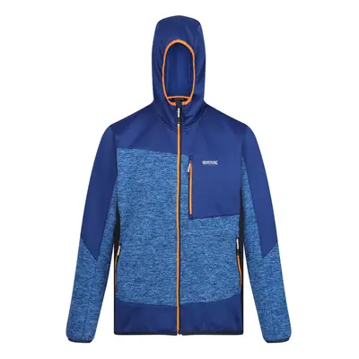 (M, Oxford Blue/New Royal) Regatta Mens Cadford VI Marl Hooded Fleece Jacket