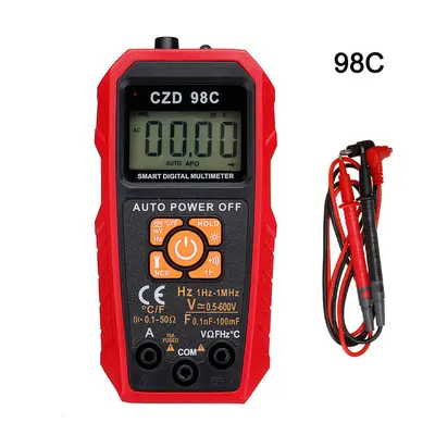 (98C) 98A/C True RMS Electric Digital LCD Current AC DC Voltage Multimeter Capacitance Meter