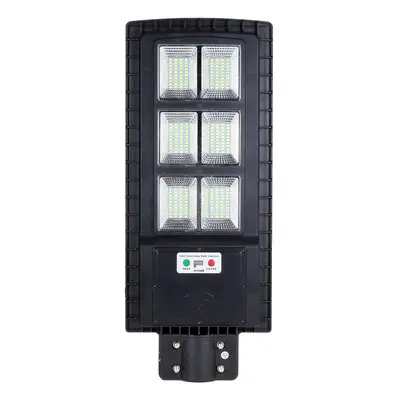 (Black) 120W LED Solar Street Light PIR Motion Sensor Wall Timing Lamp with Remote