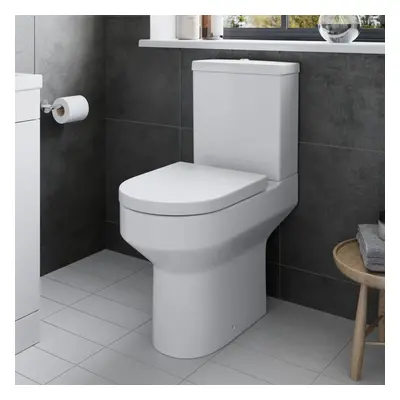 Affine Tivoli Comfort Height Close Coupled Toilet & Soft Close Seat