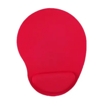 (red) Gimiro Ergonomic Mouse Pad With Wrist Rest Pad 17.5 X Cm For Computer/pc, Gentle Wrist Pos